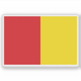 Vlag van Luik, België Sticker