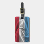 Vlag van Luxemburg Bagagelabel (Voorkant verticaal)