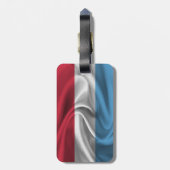 Vlag van Luxemburg Bagagelabel (Achterkant verticaal)