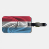 Vlag van Luxemburg Bagagelabel (Achterkant horizontaal)