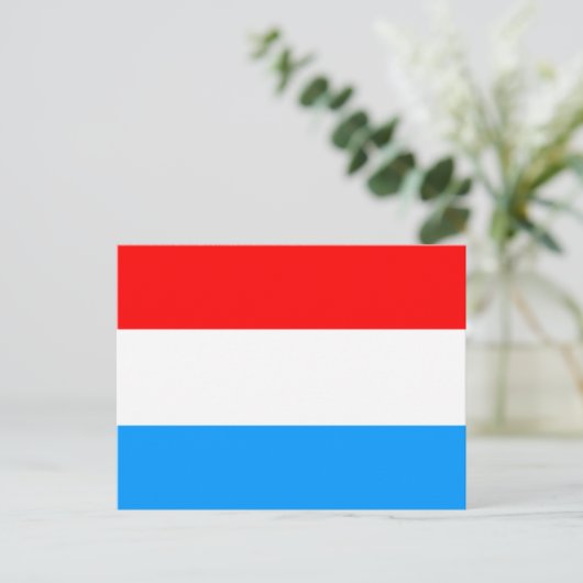 Vlag van Luxemburg Briefkaart (Staand voorkant)