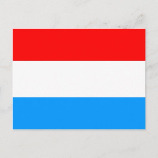 Vlag van Luxemburg Briefkaart (Voorkant)