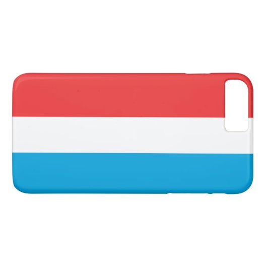 Vlag van Luxemburg Case-Mate iPhone Case (Achterkant (Horizontaal))