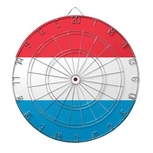 Vlag van Luxemburg Dartbord (Voorkant)