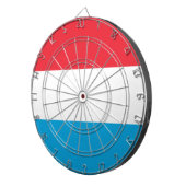 Vlag van Luxemburg Dartbord (Voorkant Rechts)