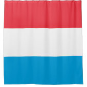 Vlag van Luxemburg Douchegordijn (Voorkant)