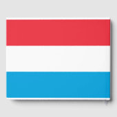 Vlag van Luxemburg Gastenboek (Achterkant)