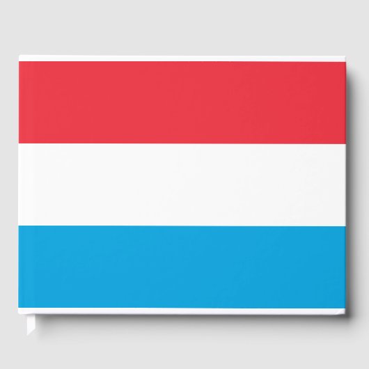 Vlag van Luxemburg Gastenboek (Voorkant)
