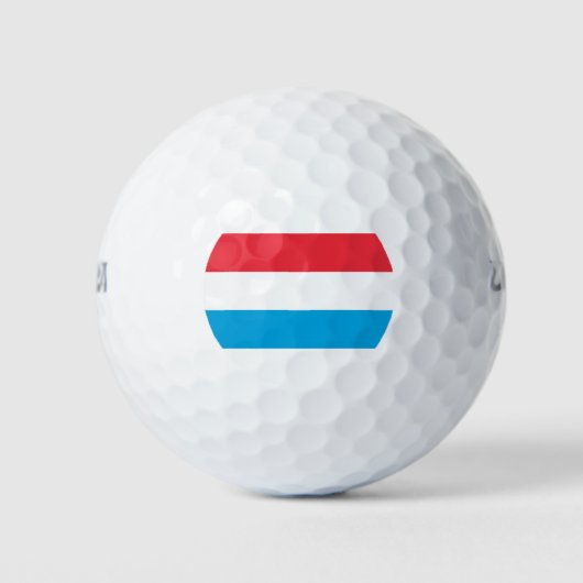 Vlag van Luxemburg Golfballen (Voorkant)