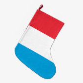 Vlag van Luxemburg Grote Kerstsok (Voorkant (Hangend))