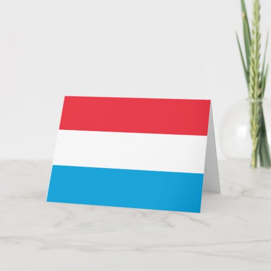 Vlag van Luxemburg Kaart (Voorkant)
