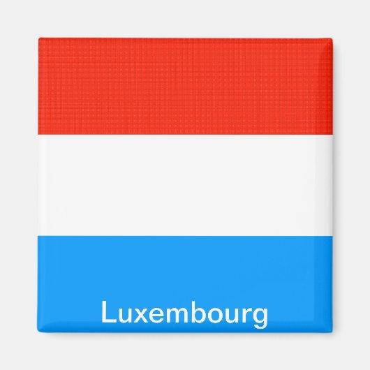 Vlag van Luxemburg Magneet (Voorkant)
