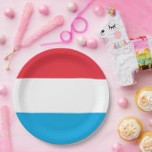 Vlag van Luxemburg Papieren Bordje (Feest)