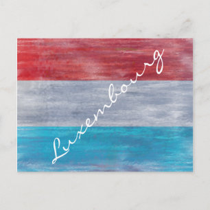 Vlag van Luxemburg - Personaliseren Briefkaart