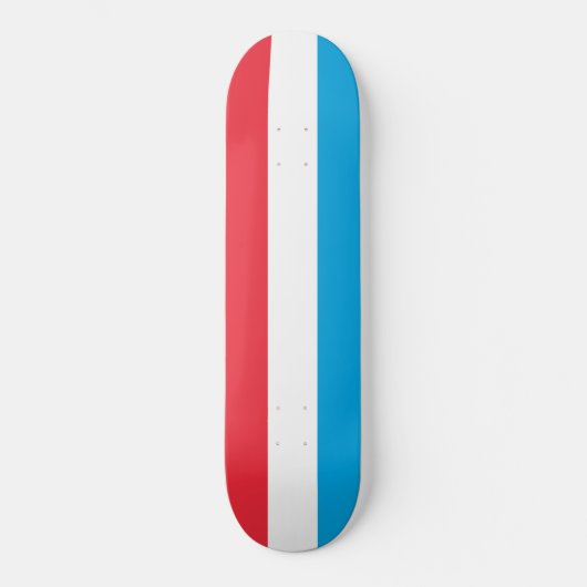 Vlag van Luxemburg Persoonlijk Skateboard (Voorkant)