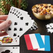 Vlag van Luxemburg Pokerkaarten (Insitu)