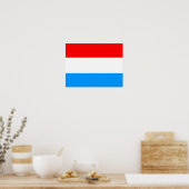 Vlag van Luxemburg Poster (Keuken)