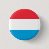 Vlag van Luxemburg Ronde Button 3,2 Cm (Voorkant)