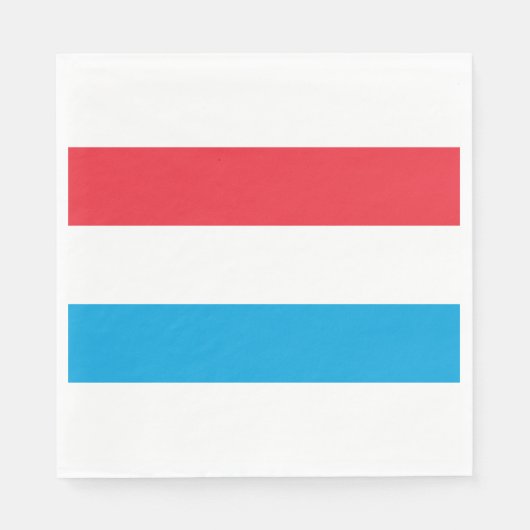 Vlag van Luxemburg Servet (Voorkant)