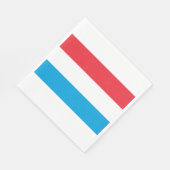 Vlag van Luxemburg Servet (Hoek)