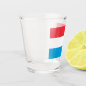 Vlag van Luxemburg Shot Glas (Links)