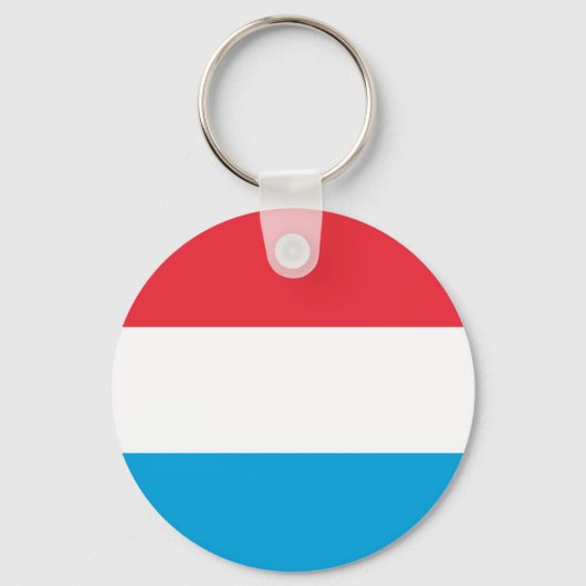 Vlag van Luxemburg Sleutelhanger (Voorkant)