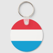 Vlag van Luxemburg Sleutelhanger (Achterkant)