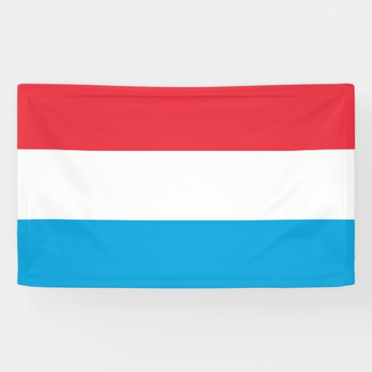 Vlag van Luxemburg Spandoek (Horizontaal)