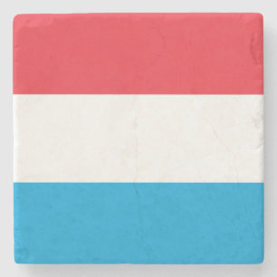 Vlag van Luxemburg Stenen Onderzetter
