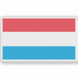 Vlag van Luxemburg Sticker