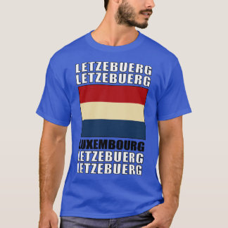 Vlag van Luxemburg T-shirt