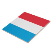 Vlag van Luxemburg Tegeltje (Zijkant)