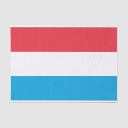 Vlag van Luxemburg Tissuepapier (Voorkant)