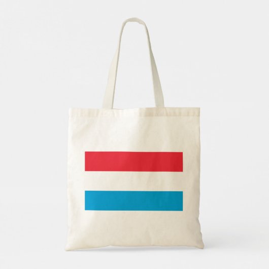 Vlag van Luxemburg Tote Bag (Achterkant)