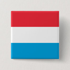 Vlag van Luxemburg Vierkante Button 5,1 Cm