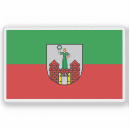 Vlag van Maagdenburg, Duitsland Sticker