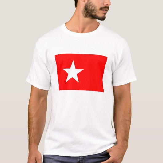 vlag van Maastricht nederland ster T-shirt (Voorkant)