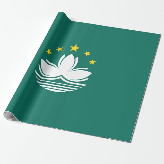 Vlag van Macau (Chinese regio) Cadeaupapier (Uitgerold)