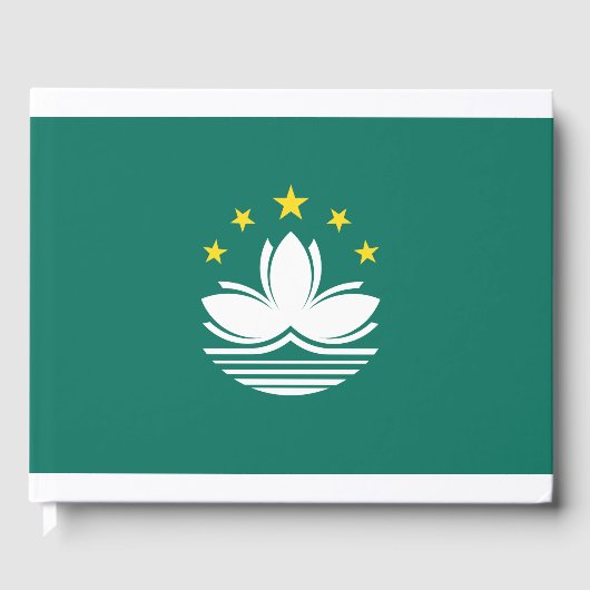 Vlag van Macau (Chinese regio) Gastenboek (Voorkant)