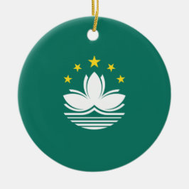 Vlag van Macau (Chinese regio) Keramisch Ornament