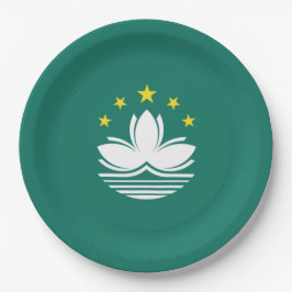 Vlag van Macau (Chinese regio) Papieren Bordje