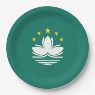 Vlag van Macau (Chinese regio) Papieren Bordje