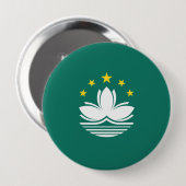 Vlag van Macau (Chinese regio) Ronde Button 4,0 Cm (Voorkant /achterkant)