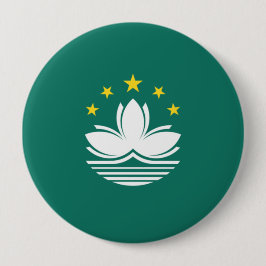Vlag van Macau (Chinese regio) Ronde Button 4,0 Cm