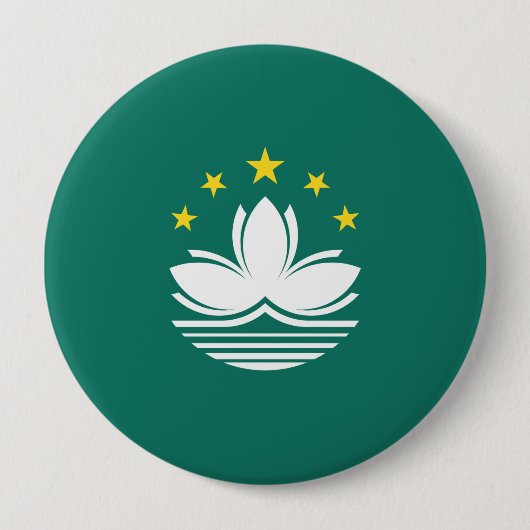 Vlag van Macau (Chinese regio) Ronde Button 4,0 Cm (Voorkant)