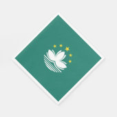 Vlag van Macau (Chinese regio) Servet (Hoek)