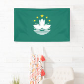 Vlag van Macau (Chinese regio) Spandoek (Insitu)