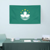 Vlag van Macau (Chinese regio) Spandoek (Beurs)