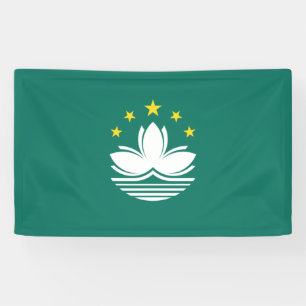 Vlag van Macau (Chinese regio) Spandoek