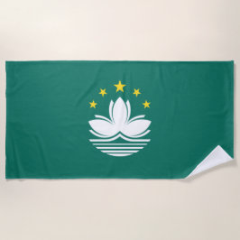 Vlag van Macau (Chinese regio) Strandlaken